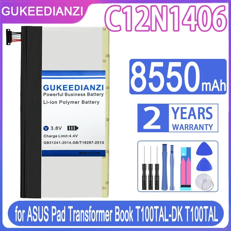 

GUKEEDIANZI Battery C12N1406 C12N1320 8550mAh for ASUS Pad T100TAL-DK T100TAL T100T T100TA T100TAF