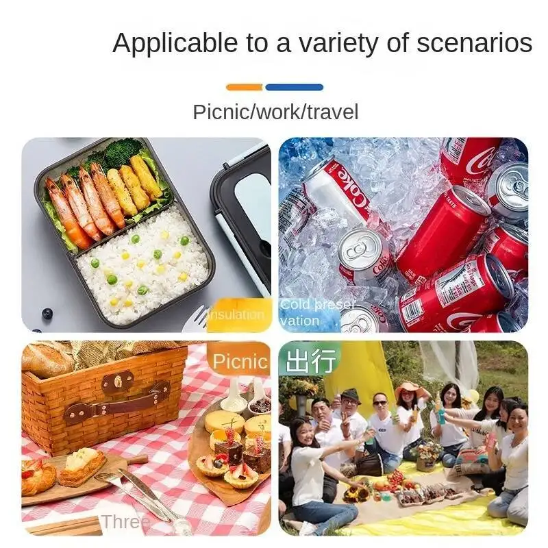 سعة كبيرة مانعة للتسرب معزول حقيبة الغداء 2025 مكتب المدرسة نزهة الجليد حقيبة يد نوعية ممتازة الحرارية الغذاء الناقل #4