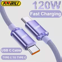 NNBILI 2024 120W USB-A to USB-C to Type-C Cable