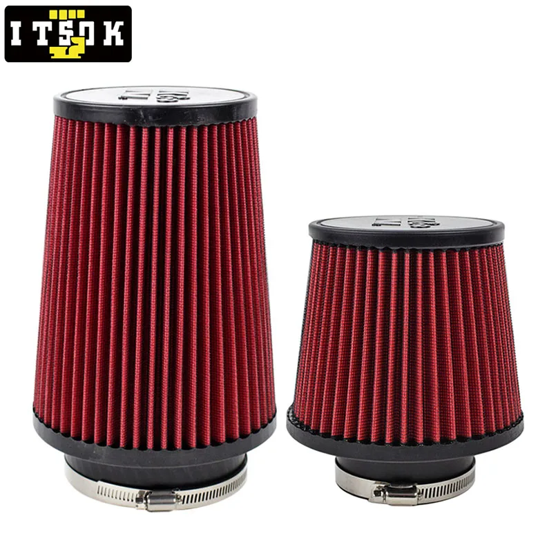 76mm Intake Air Filter 3 Inch High Flow 89mm 102mm 3.5inch 4inch 3.5/4 Inch Long Racing Performance Cone Airfilter for K N