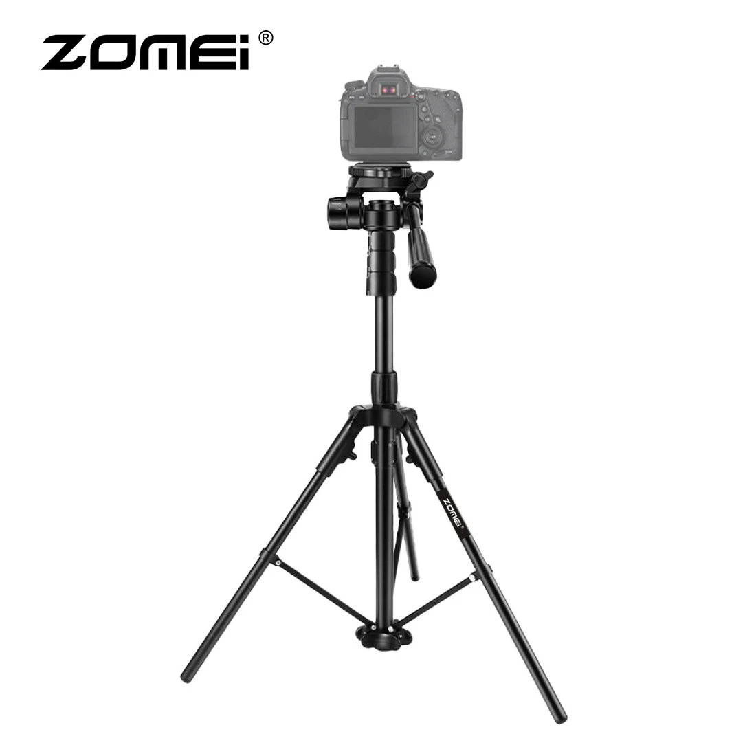 Новый штатив для телефона ZOMEI SQ190 из алюминиевого сплава, телескопическая селфи-палка для камеры, смартфона, видеоблогов и путешествий.