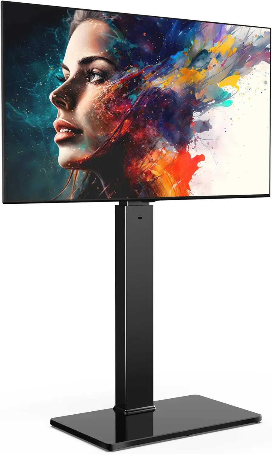 Swivel Floor TV Stand with Mount for TVs 37 43 50 55 60 65 70 75 Inch LCD LED Flat/Curved Screens Universal Swivel