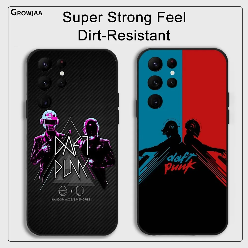 DJ D-Daft Punk Rock Cool Phone Case for Samsung Galaxy S24 Ultra S22 S23 Ultra S21 S20 Shockproof Protective Silicone Funda