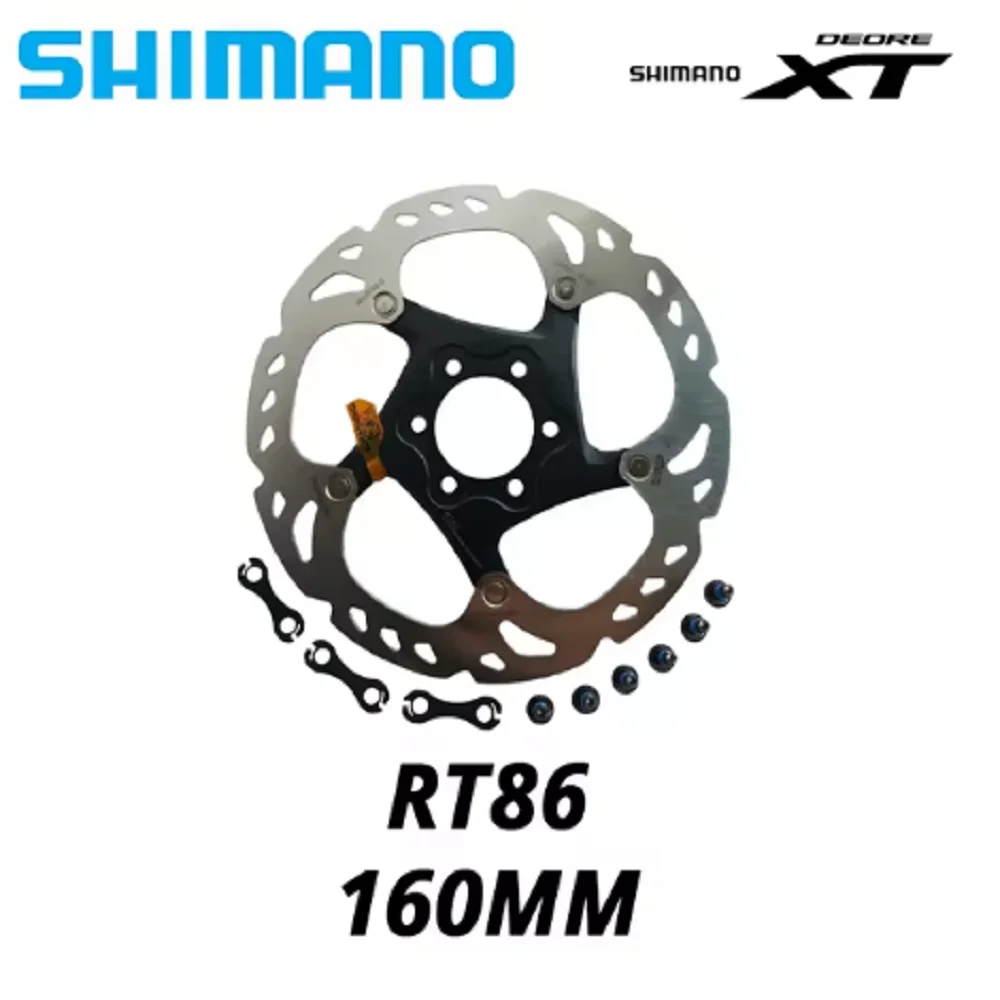 Shimano Deore XT RT86 Brake Disc 6 Bolt Ice Point Technology MTB Mountain Bicycle Disc 160MM 180MM 203MM