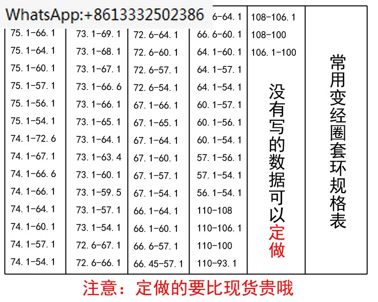 10 PCS center ring, warp ring, enlarged hub shaft, aluminum washer, tire adjusting washer, special for modification of hub.