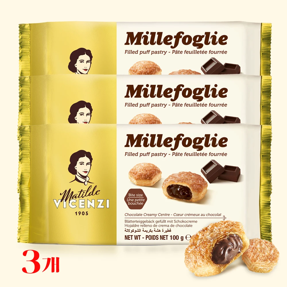 비첸지 밀레포글리에 초콜릿크림맛 100g x 3개