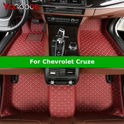 YOGOOGE Custom Car Floor Mats For Chevrolet Cruze Auto Carpets Foot Coche Accessorie
