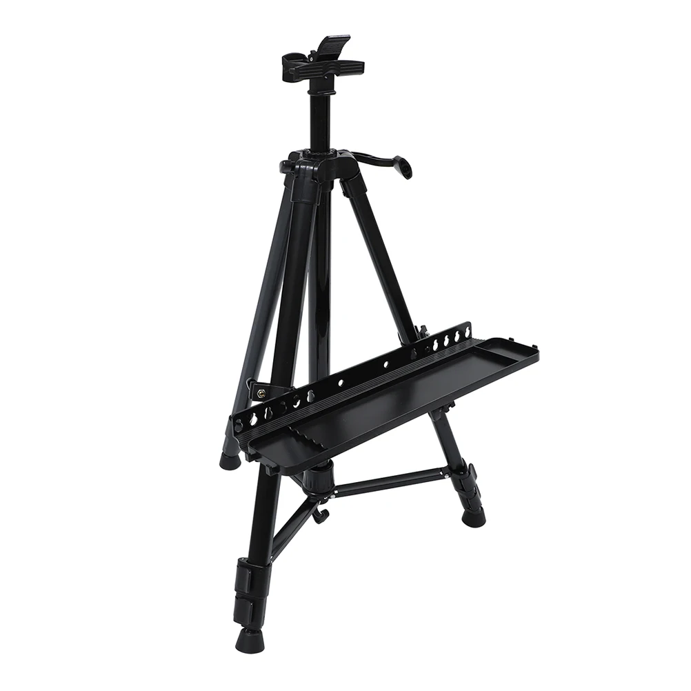 

Aluminum Alloy Foldable Portable Heavy Duty Canvas Easel For Sign Holder Adjustable Height Painting For Artists