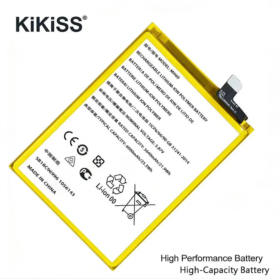 

Аккумулятор для мобильного телефона Motorola Moto G10 Power, 6000 мАч, MH60, стабильный