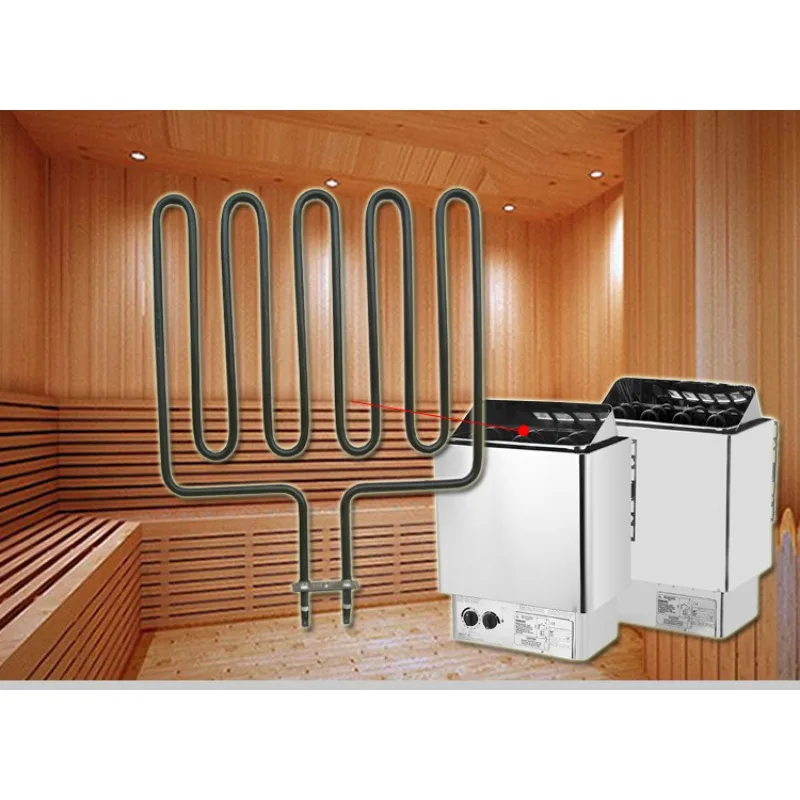 

Stainless steel furnace heating tube In-line inclined heating tube Electric heating tube Dry steaming furnace wire
