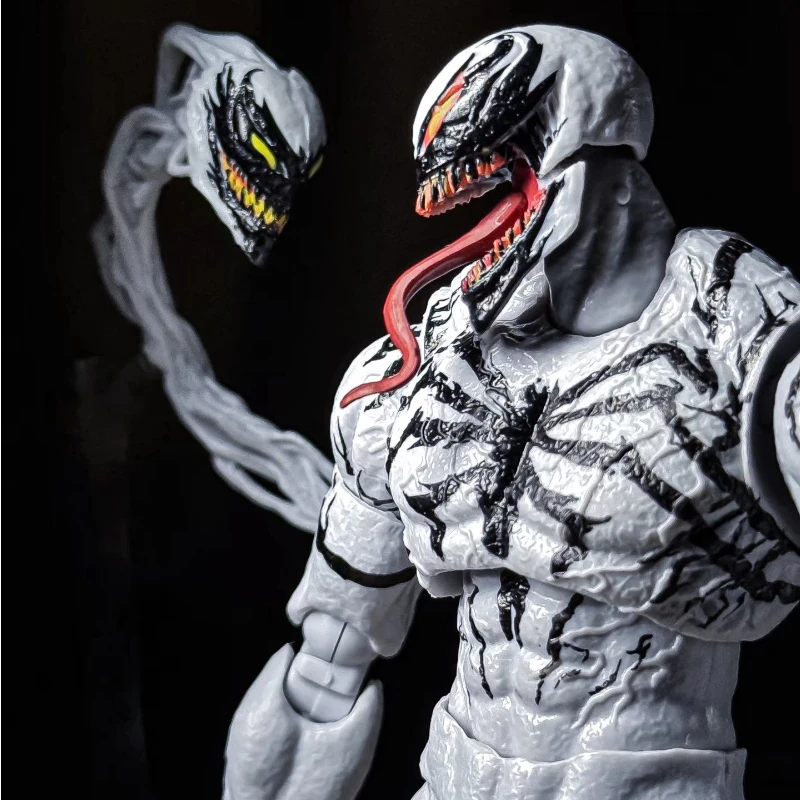

SHF Anti Venom Action Figure Movable Joints Spider Man Collectible Model Toy Gift For Marvel Fans Teens Adults