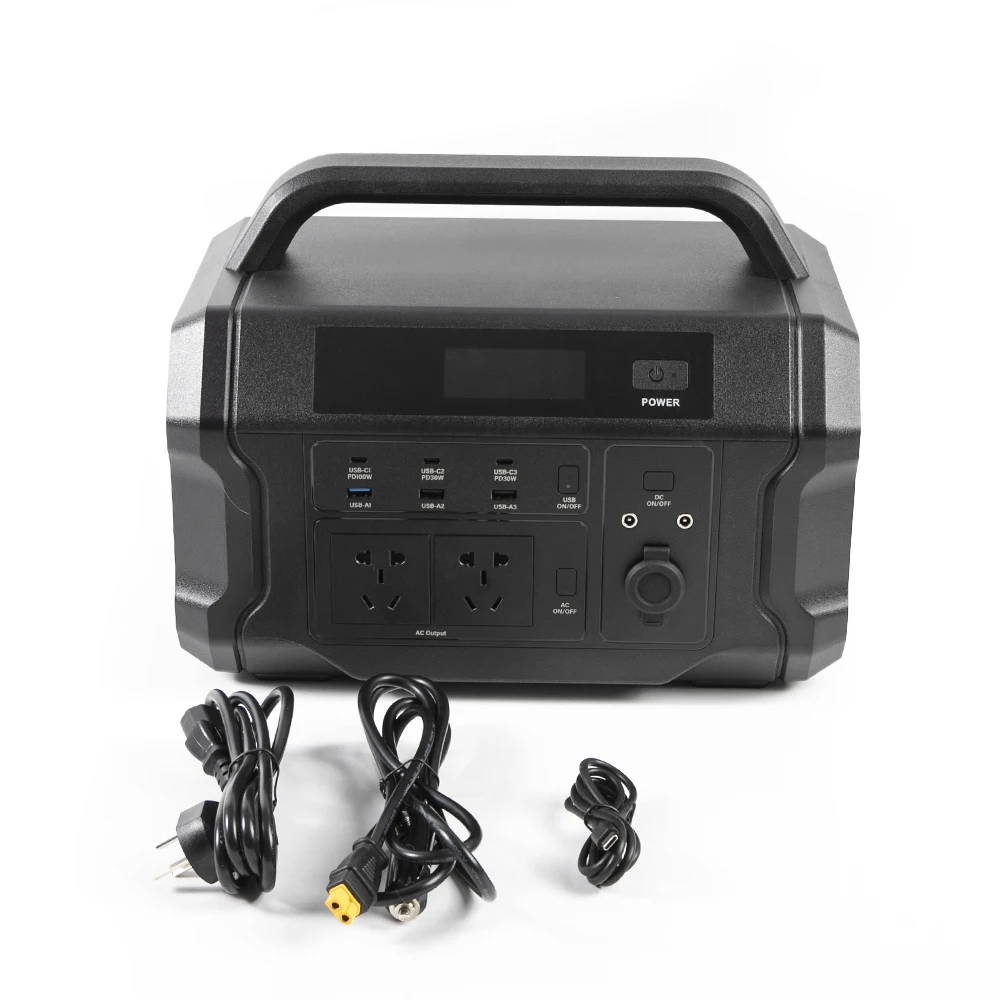 

Home Outdoor Mobile Emergency Camping Power Generator 22.4V 1200W Portable Supply Solar Power Station