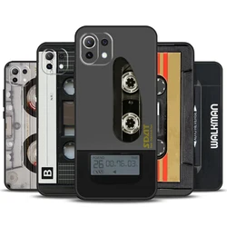 Retro Cassette Tape Case For POCO X6 Pro M6 X3 X4 X5 F3 F5 M5s Xiaomi 13 14 Ultra 12 Lite 11T 12T 13T Pro Cover