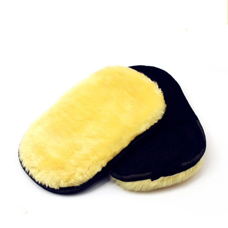 Car Wash Mitt 24x16cm Microfibre Wool Glove Car Care Kitchen Household Wash Washing Cleaning Mit Cloth