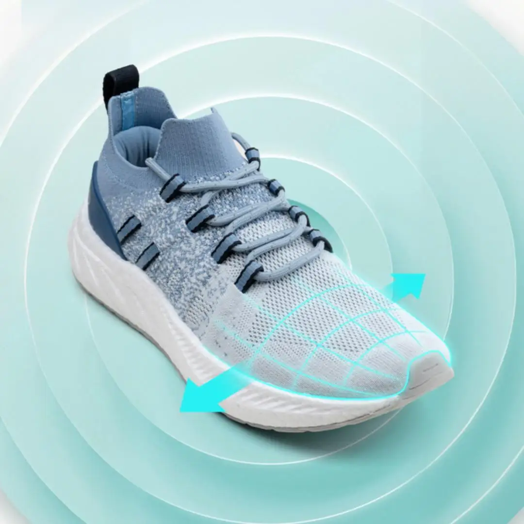 Xiaomi Freetie أحذية رياضية للرجال والنساء أحذية كاجوال احذية الجري باطن الفشار نظام حماية هيكل السمكة حذاء ثلاثي الأبعاد علوي