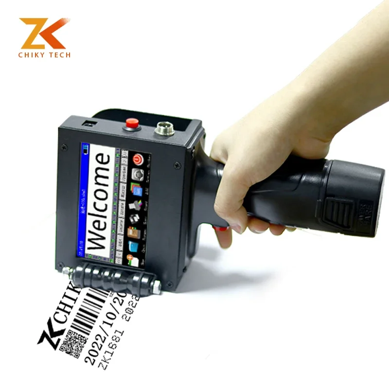 Factory Directly Sell 600DPI High Definition Double Nozzle Expiry Date Handheld Inkjet Printer