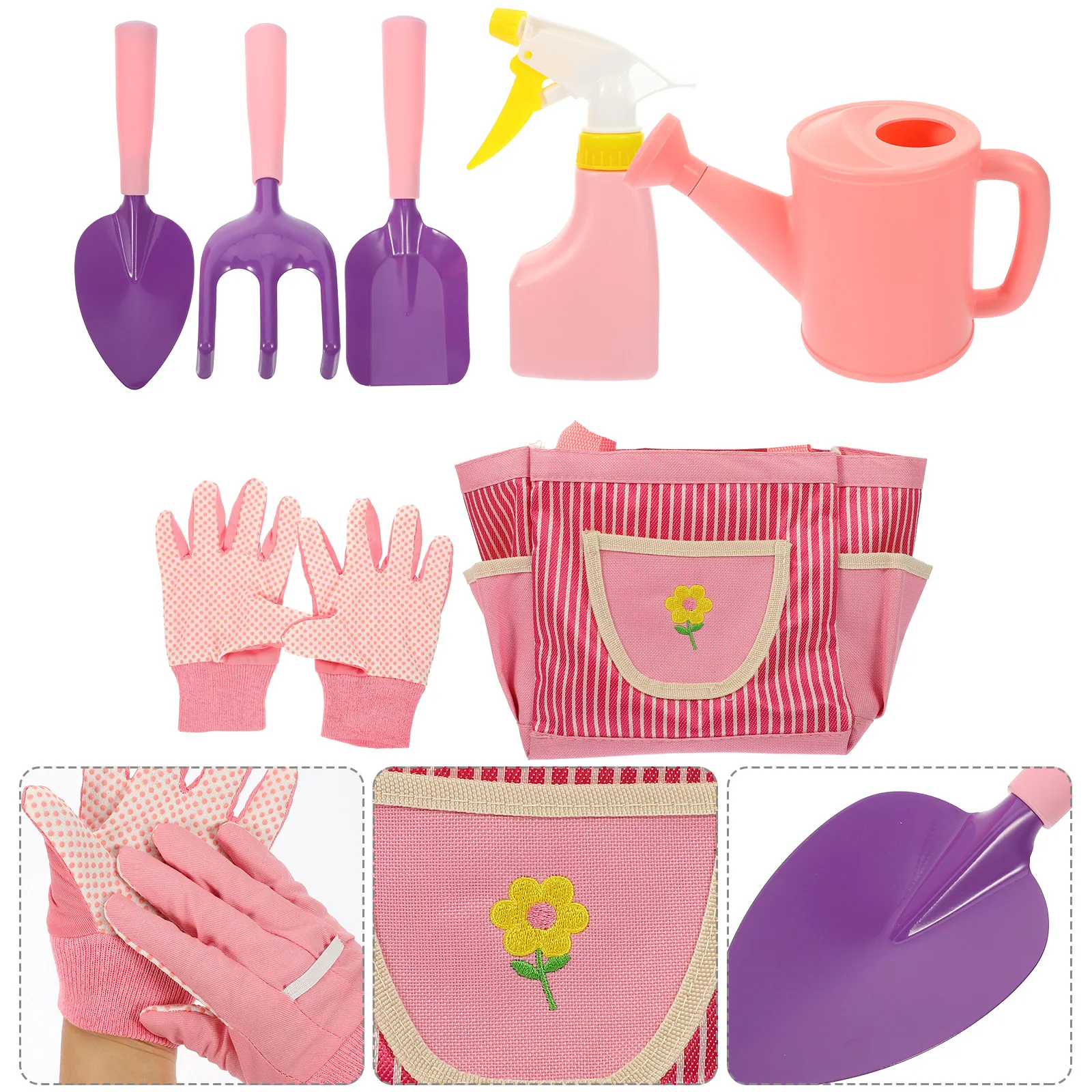 Kids Outdoor Yard Tools - 1 Juego de Herramientas de Jardinería