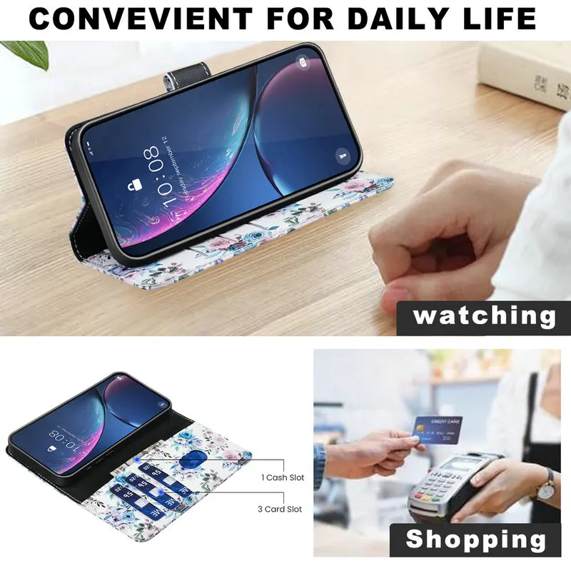 Pova 6 Pro 5G Flip Case For Tecno Camon 30 3D Emboss Floral Leather Wallet Funda Spark 20C 30C 30 Pro Go 2024 Book Cover