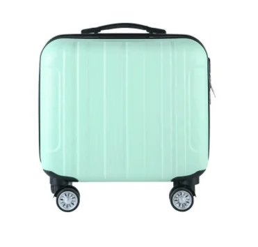 Petite valise protégée par mot de passe, bagage léger pour hommes et femmes, valise à main sans contrôle, valise trolley à roulettes pivotante