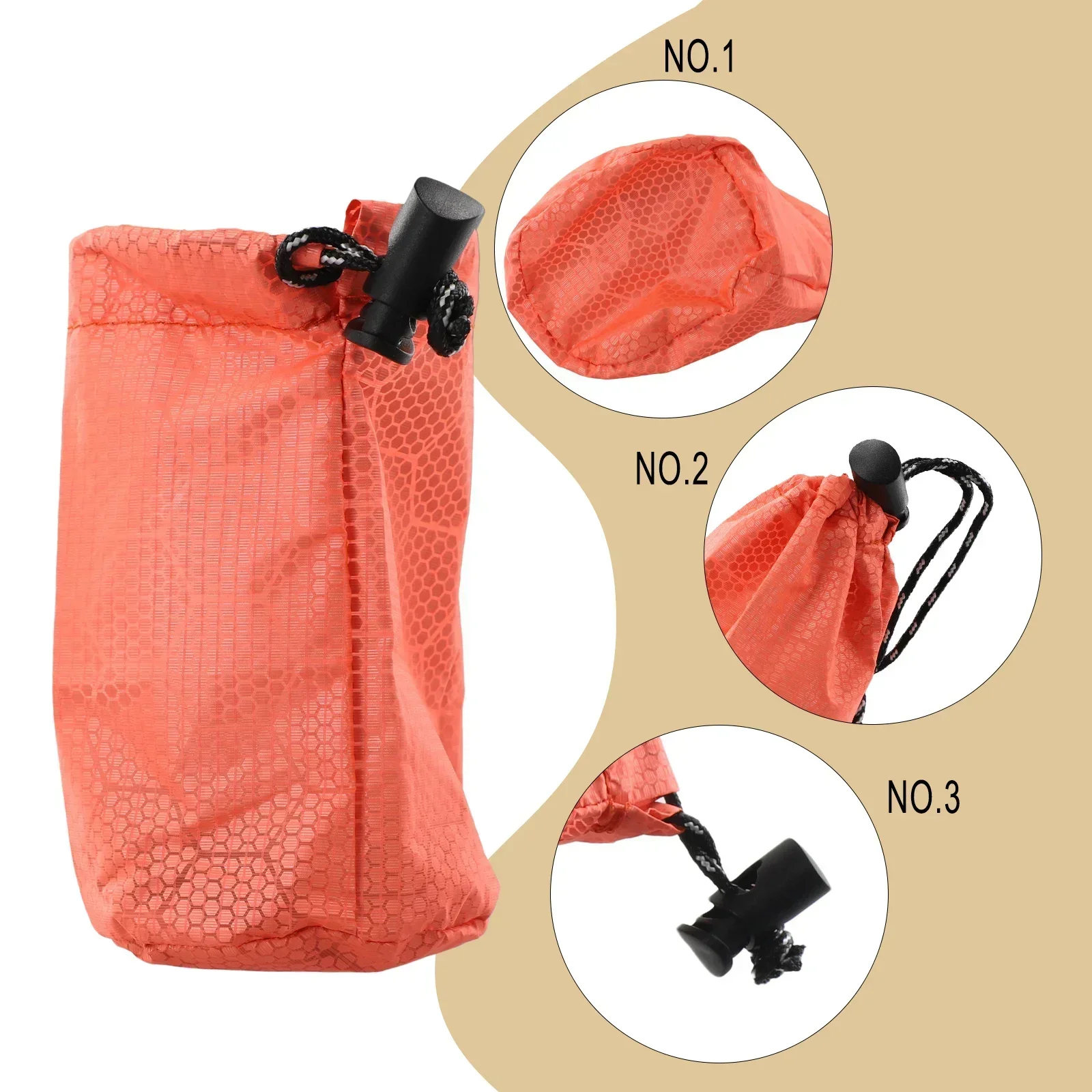 Anti-dirty Storage Bag Waterproof Big Capacity Camping Compression Drawstring Bag Portable Sleeping Bag Practical