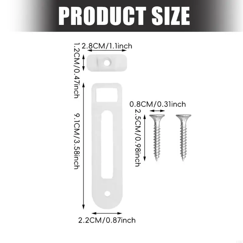 قفل خزانة أمان للأطفال غير مرئي، لا حاجة لأي أداة، إعدادات سهلة لجهاز أمان منزلي للأطفال الصغار، مجموعة واحدة 4XBC #6