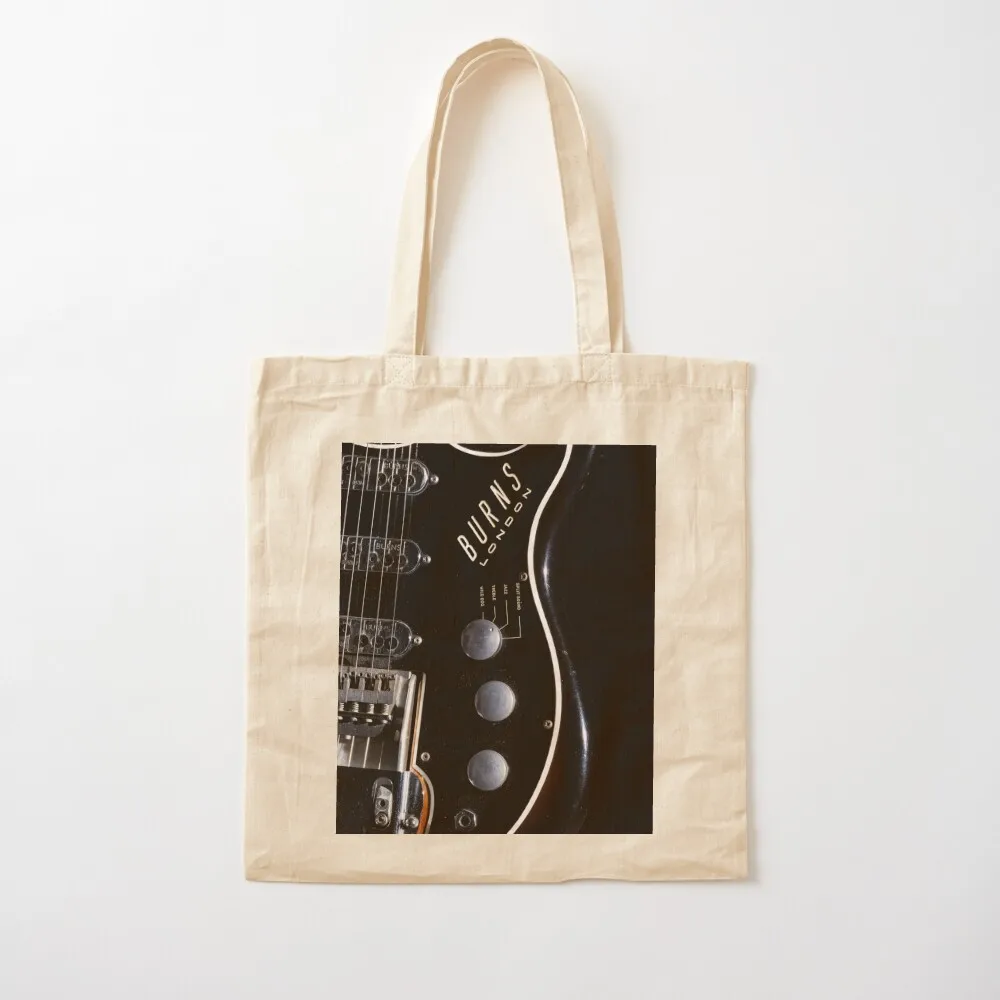 

Burns Guitar Profile Tote Bag reusable grocery bags hand bag ladies Canvas Tote Bag