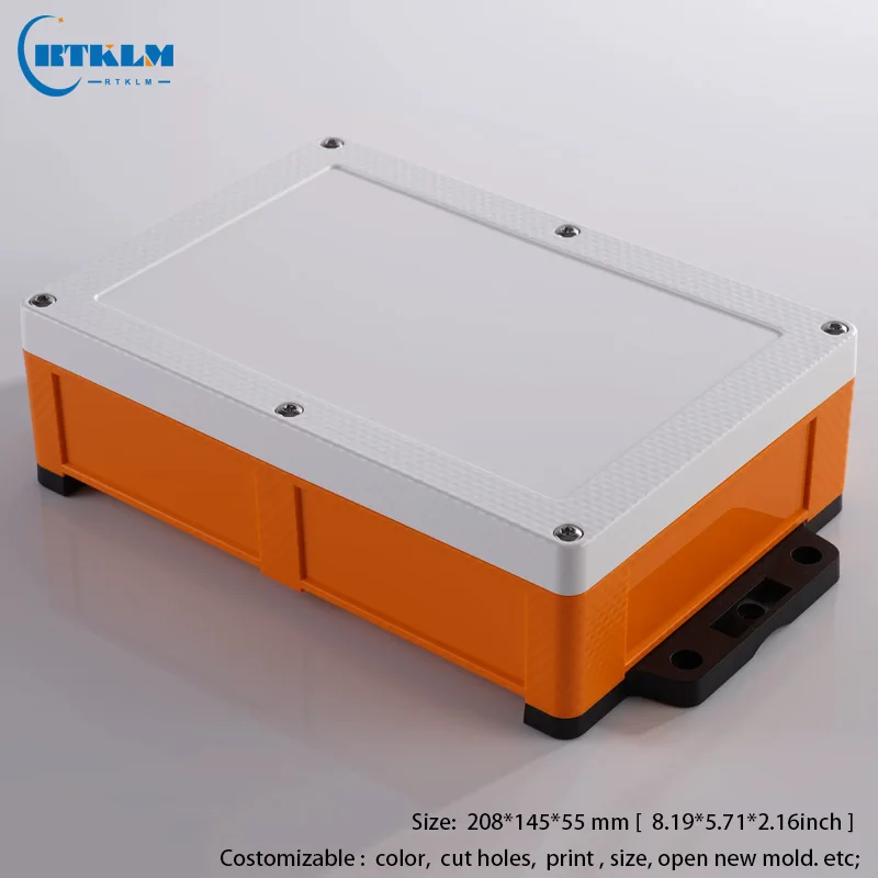 

Waterproof Junction Box Outdoor Waterproof plastic organizing boxes DIY ABS Plastic Housing Electronic Project Case 208*145*55mm