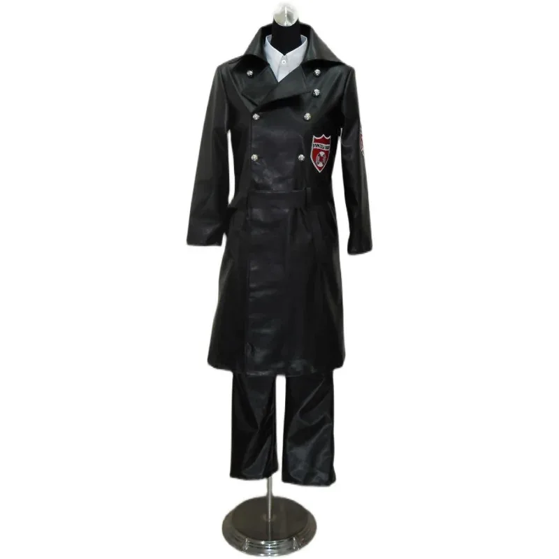 

ff34Katekyo Hitman Reborn! Superbia Squalo Varia Uniform Cosplay Costume Only Overcoat