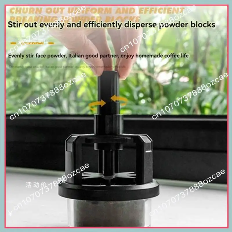 A26P 58MM Rotary Coffee Powder Needle And Powder Hammer WDT Tool Set Espresso Coffee Stirrer Distributor