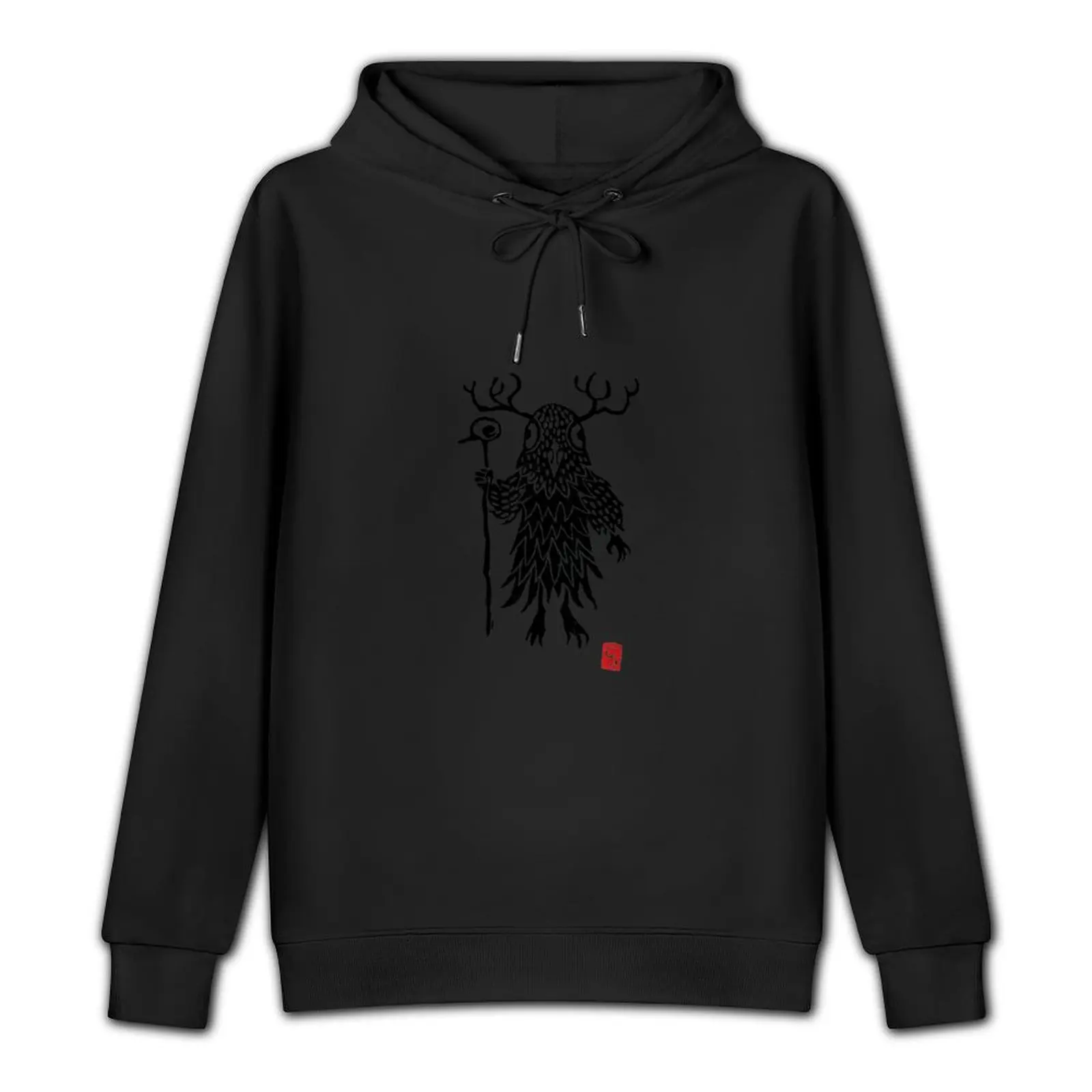 Pixie 'Owl' Shaman Pullover Hoodie mens clothing streetwear men men clothing new in hoodies and blouses