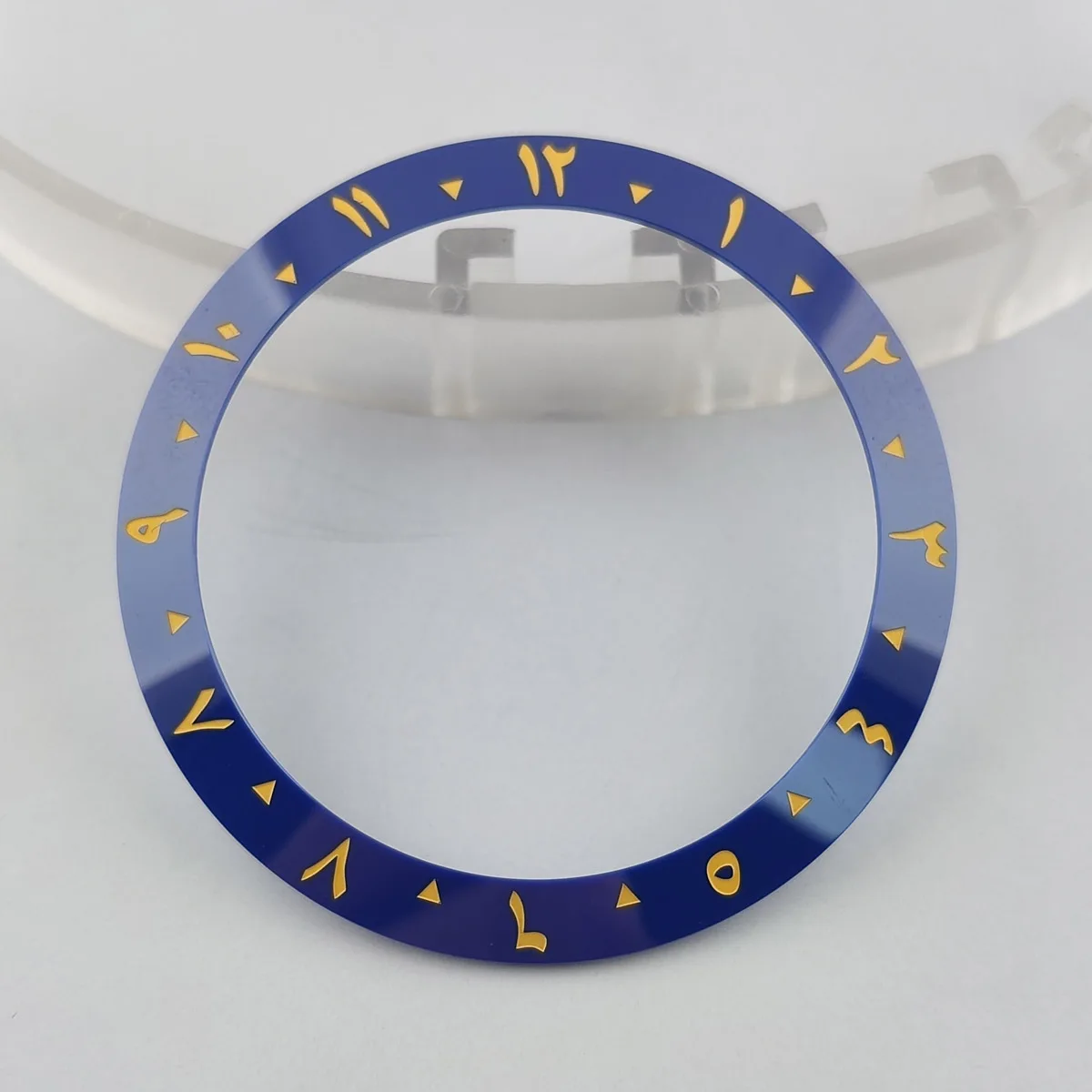 Ceramic Bezel 38mm*30.8mm Bezel Vintage Arabic Numeral Bezel Watch  No luminous Watch Accessories Inner Diameter 30.8mm