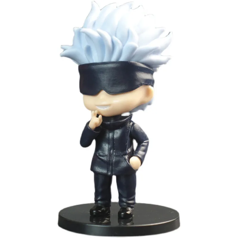 6 TEILE/SATZ Jujutsu Kaisen Anime Figuren Itadori Yuji Satoru Gojo Stehende Haltung Action Figur Puppe Modell Kinder Spielzeug Geburtstag Geschenk