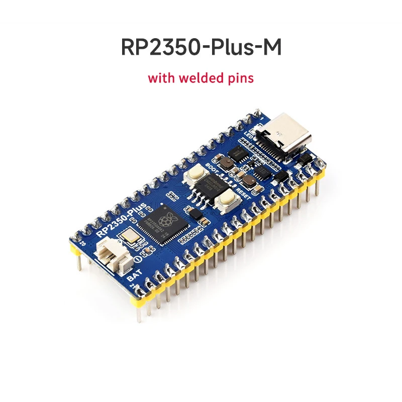 

Плата разработки RP2350 Plus Двухъядерный микроконтроллер Интерфейс встроенной литиевой батареи Датчик температуры