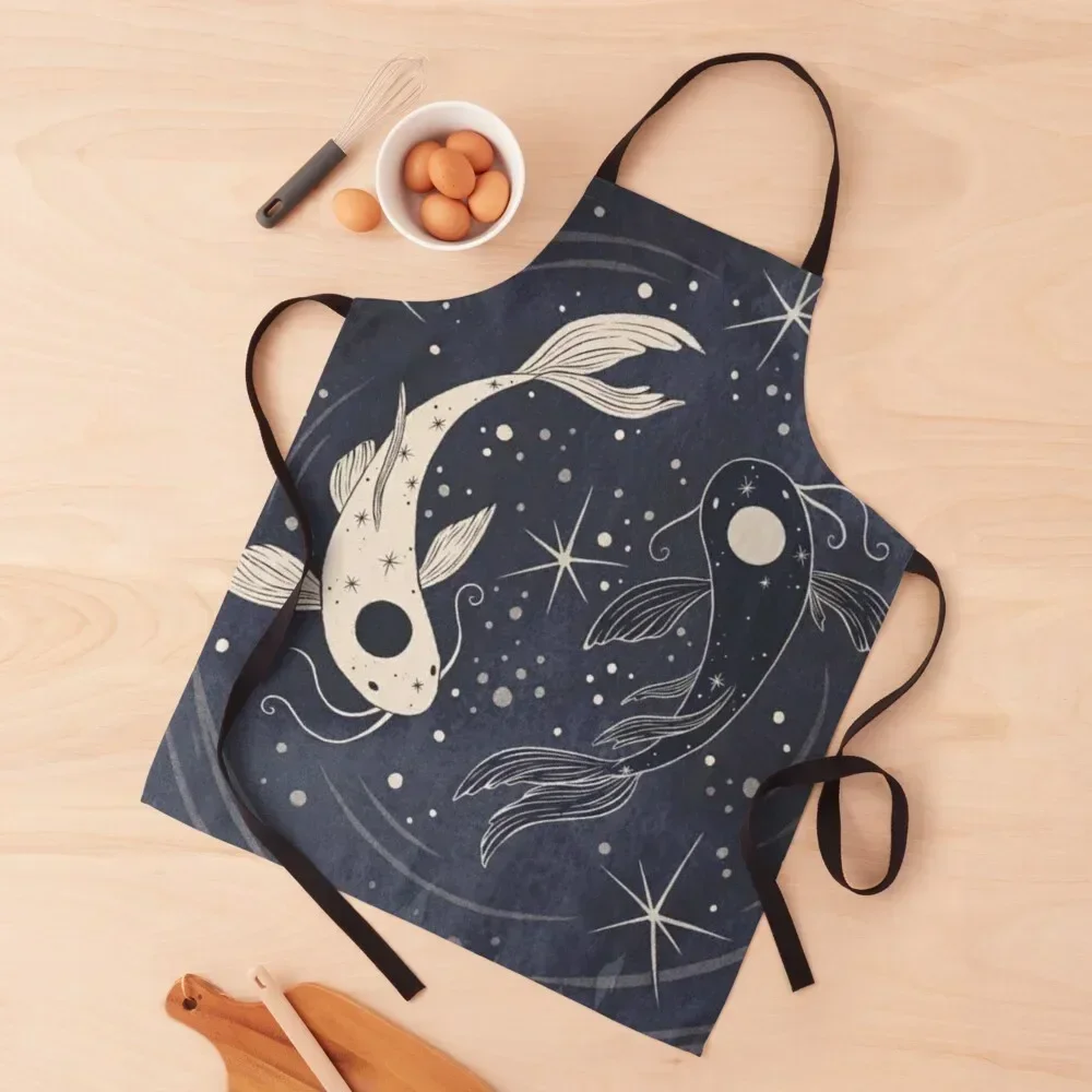 

Фартук Tui and LaYin Yang, кухонные аксессуары Kawaii, парикмахерский фартук