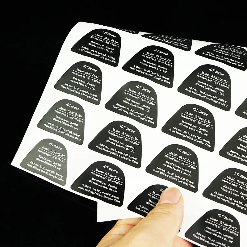 High Quality Custom Self-Adhesive Vinyl Stickers Die Cut Removable Waterproof Stickers for Labels