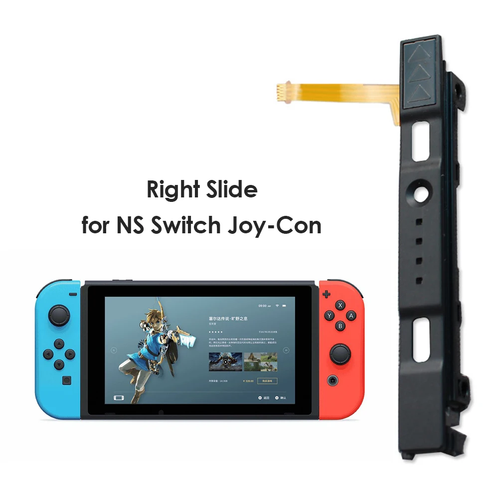 Left Right Slide Rail with Flex Cable for Nintendo Switch Joy Con Repair Parts