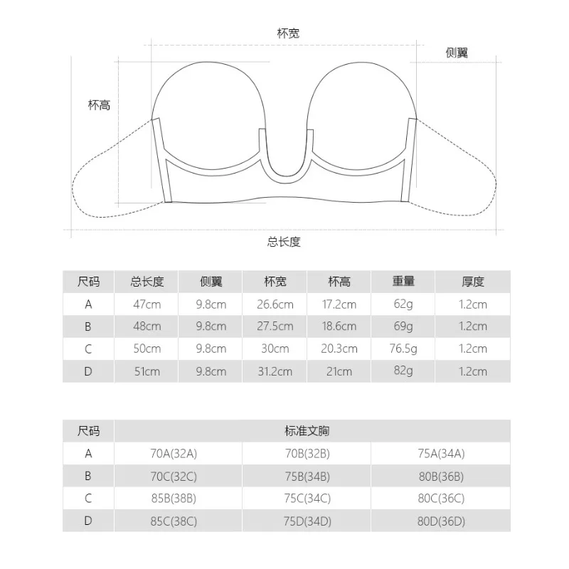 في نهاية المطاف عميق U يغرق رفع حمالة الصدر لاصق سيليكون غير مرئية عارية الذراعين لزجة المعتوه رفع أجنحة جانبية التخسيس النساء