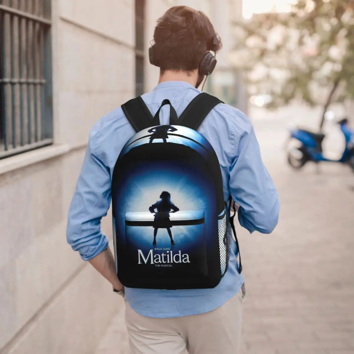 Roald Dahl Matilda The Musical Backpack Boys Girls BookBag Kids School Bag Laptop Shoulder Bags for Men Women