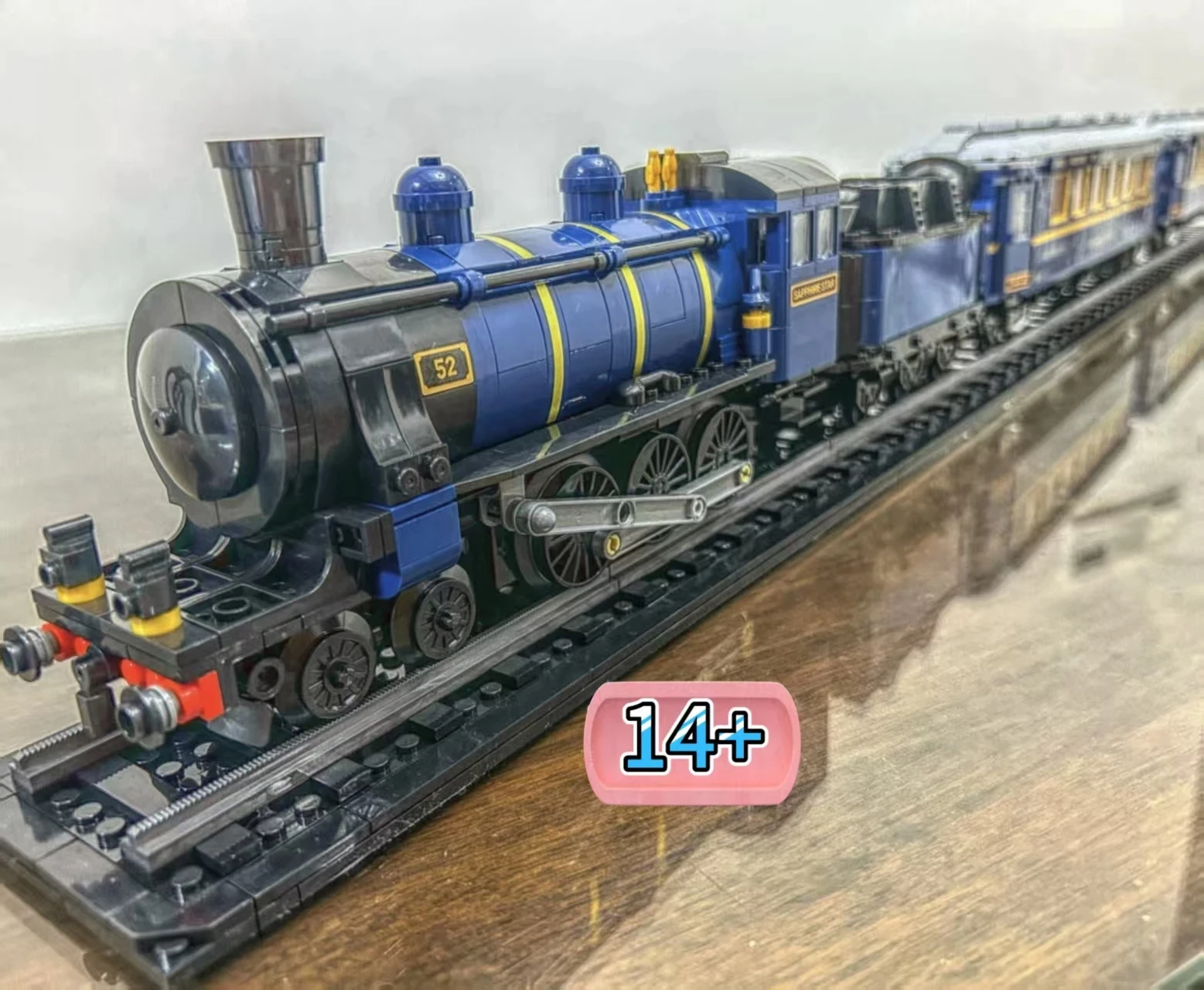 منتج جديد سلسلة إبداعية أورينت اكسبرس 21344 محرك بخاري كبير قطار بوي تجميع اللبنات لعبة نموذج هدية #6