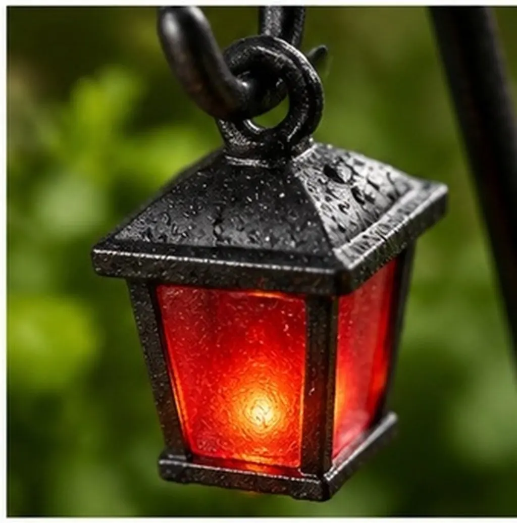 14Pcs Glow in Dark Miniature Garden Lantern Stakes Vintage Fairy Lamp Outdoor Decorative Lighting for Terrarium Bonsai