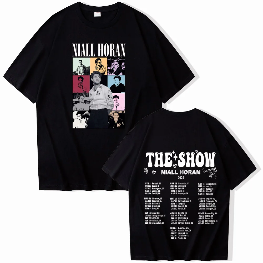 Niall Horan The Show Live On Tour 2024 T-Shirts Fashion Harajuku O-Neck Short Sleeve Man Woman Shirts Fans Gift