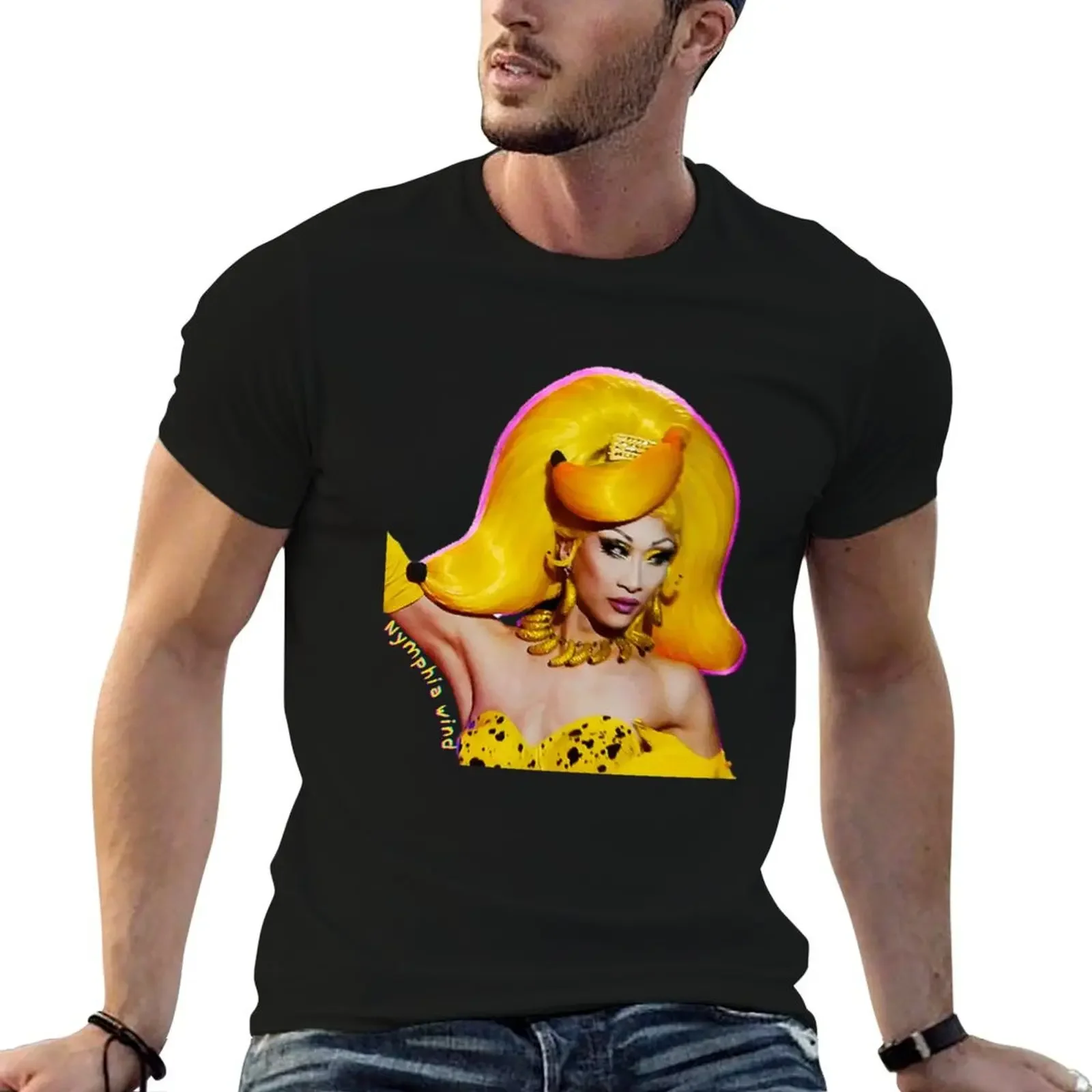 

Nymphia Wind T-Shirt graphic t shirts rapper graphic tees sweat oversized t shirt men