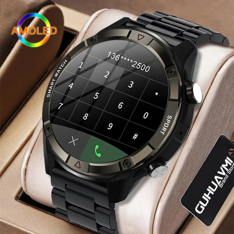 2024 New 4G Memory Smart Watch AMOLED 454*454 HD Always Display The Time Bluetooth Call Smartwatch For Men Women TWS Earphones