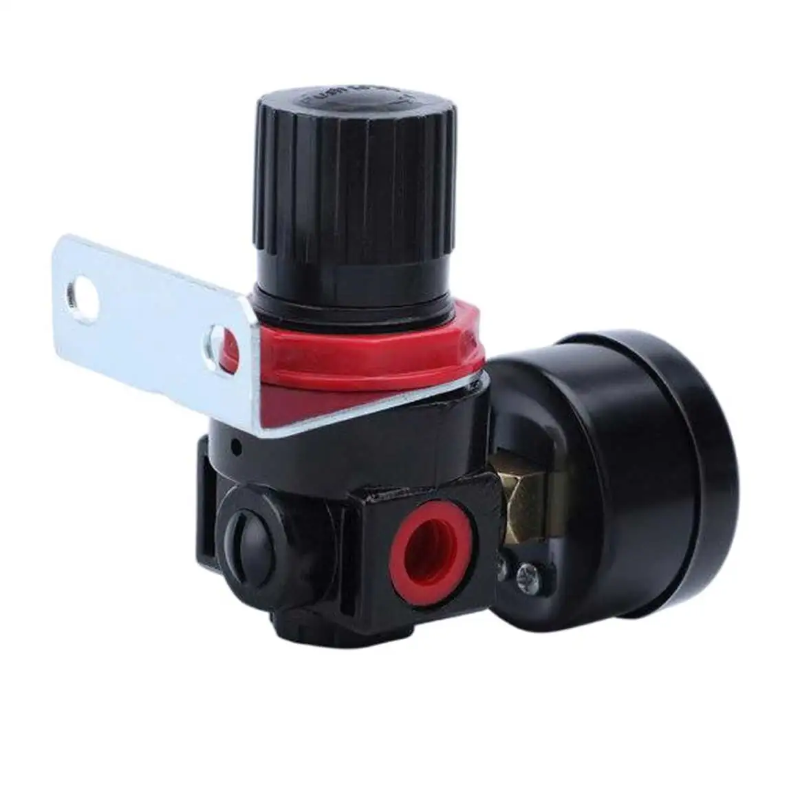 Электромагнитный клапан AR2000 02 G1/4'' Mini Air Pressure Regulator Relief Control Compressor Valve Gauge Fitting - Air Treatment Units Пневматика — деталь 3