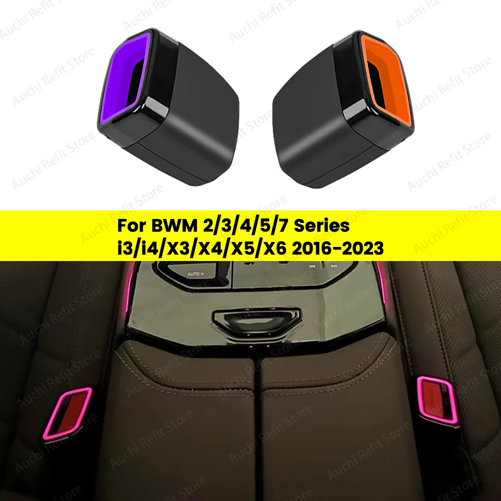 

15 Colors LED Seat Belts Safety Buckle Lamp Interior Ambient Light For BMW 2 3 4 5 6GT 7 Series G30 G32 G12 G20 G22 G42 G60 G70