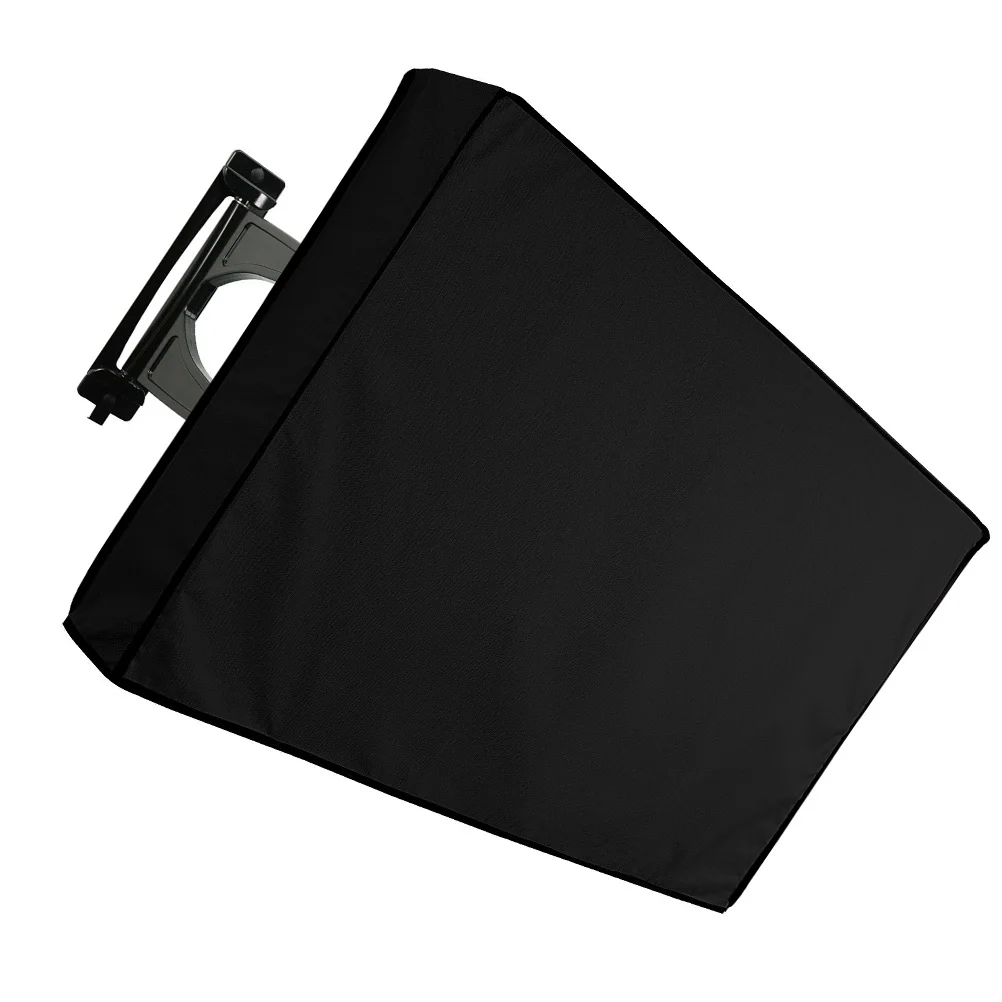 Outdoor Cover Waterproof Dustproof Protector Universal Fit for 65-70 Inch Screen Weatherproof Protector Cloth Black