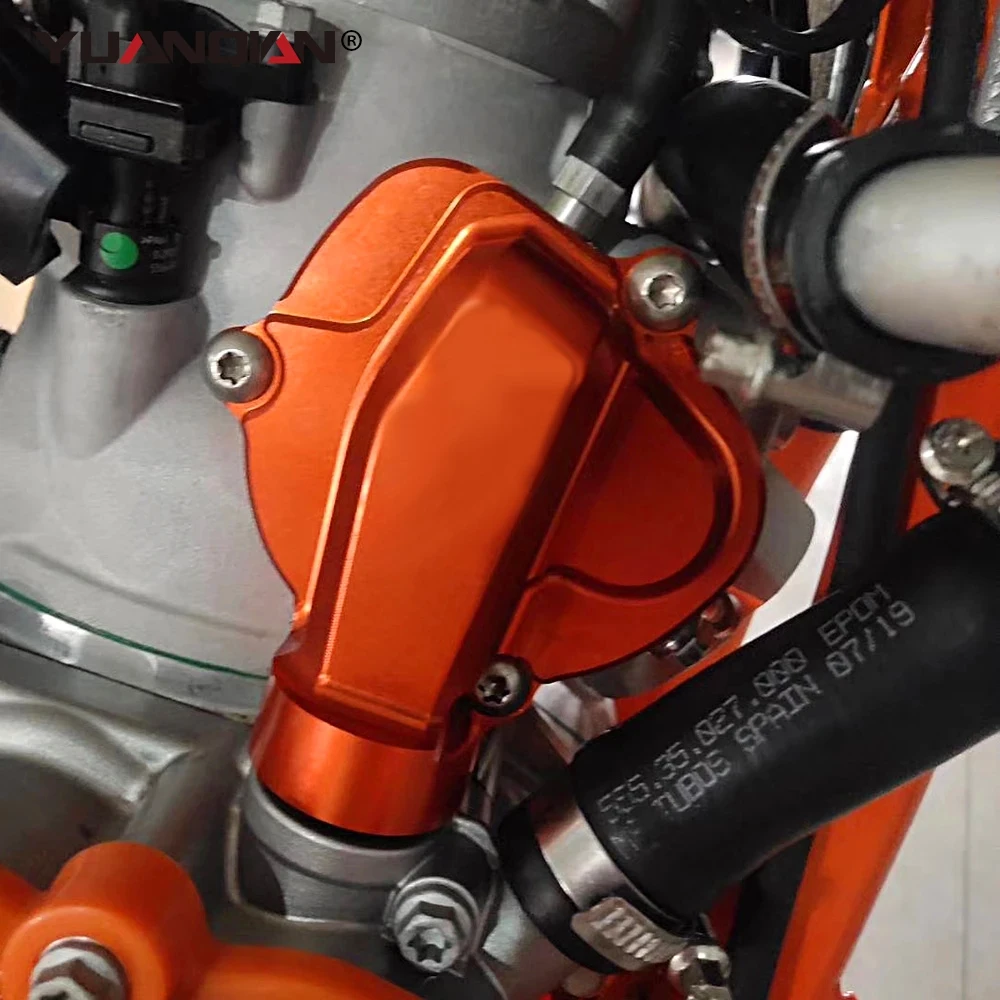 Motorcycle For  250 300 SX XC XC-W EXC TPI Six Days For Husqvarna TE TC TX CNC left Valve Exhaust Power Valve Control Cover