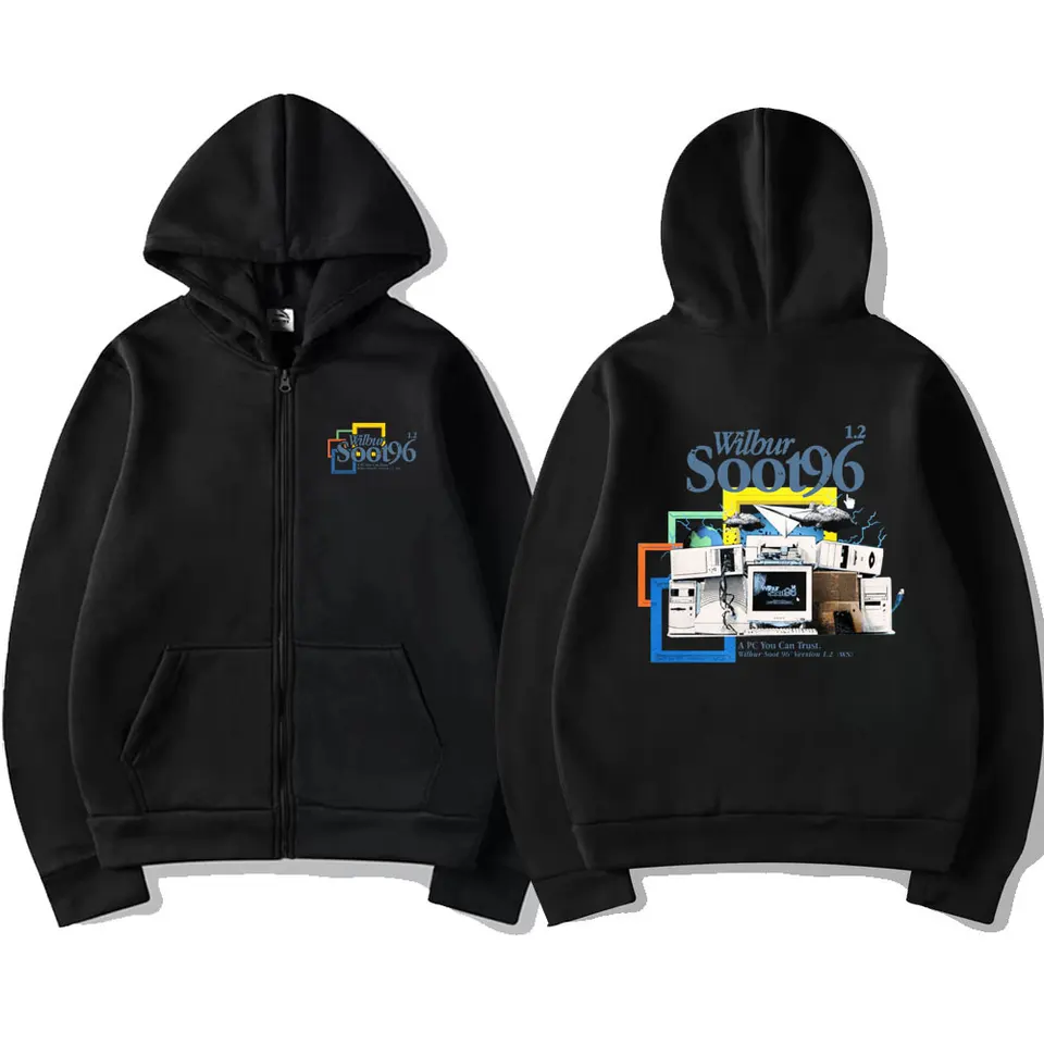 Wilbur Soot 96 Zipper Hoodie 2022 New Dream Team SMP Merch
