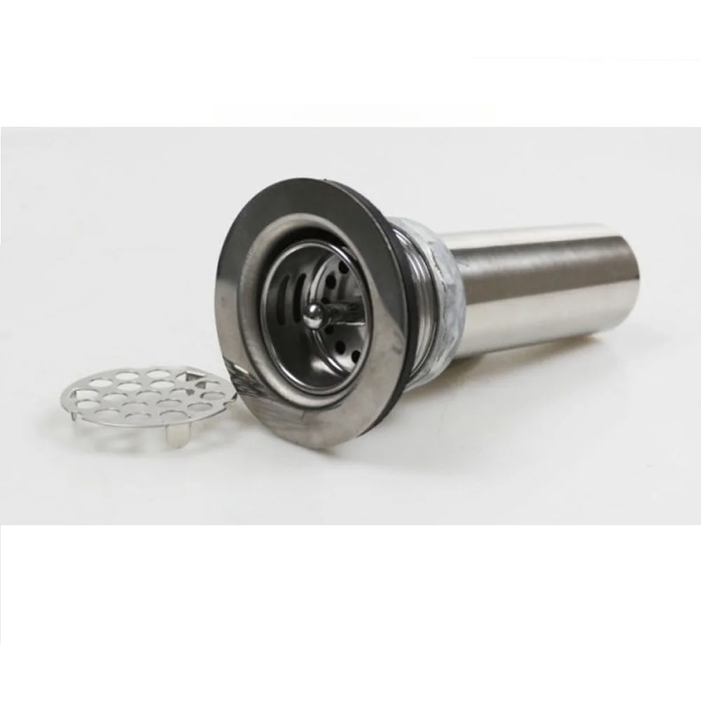 71.5mm Drain Strainer for Mop Sink Pool Drain 304 Stainless Steel with Thin Thick Gaskets and Reinforced Nut Assembly