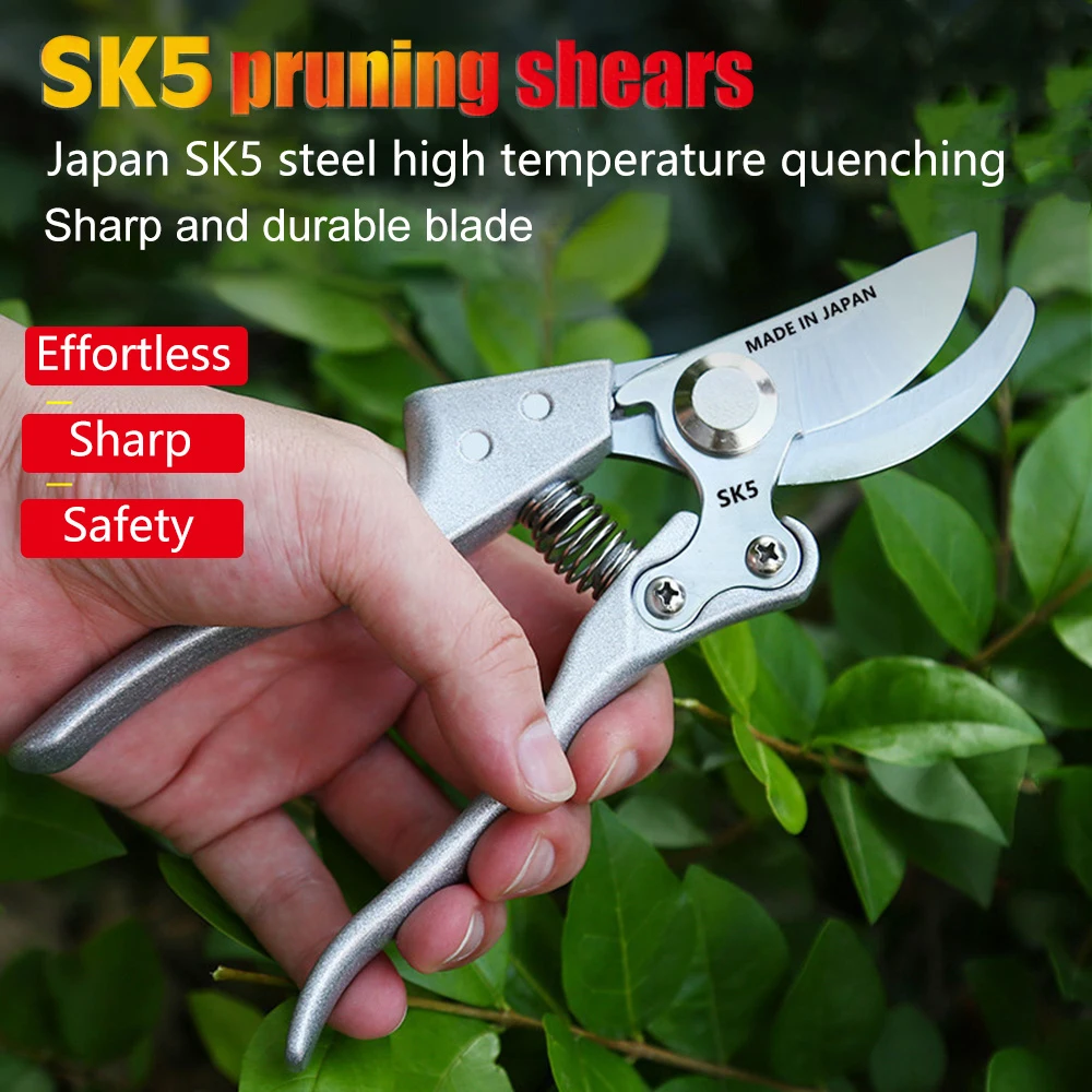 Gardening Tools To Cut Branches - SK5 High Carbon Steel Garden Pruning